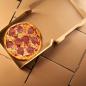 Preview: Pizzakarton FSC® braun ohne Aufdruck 33,0 x 33,0 x 4,0cm (1 Palette)